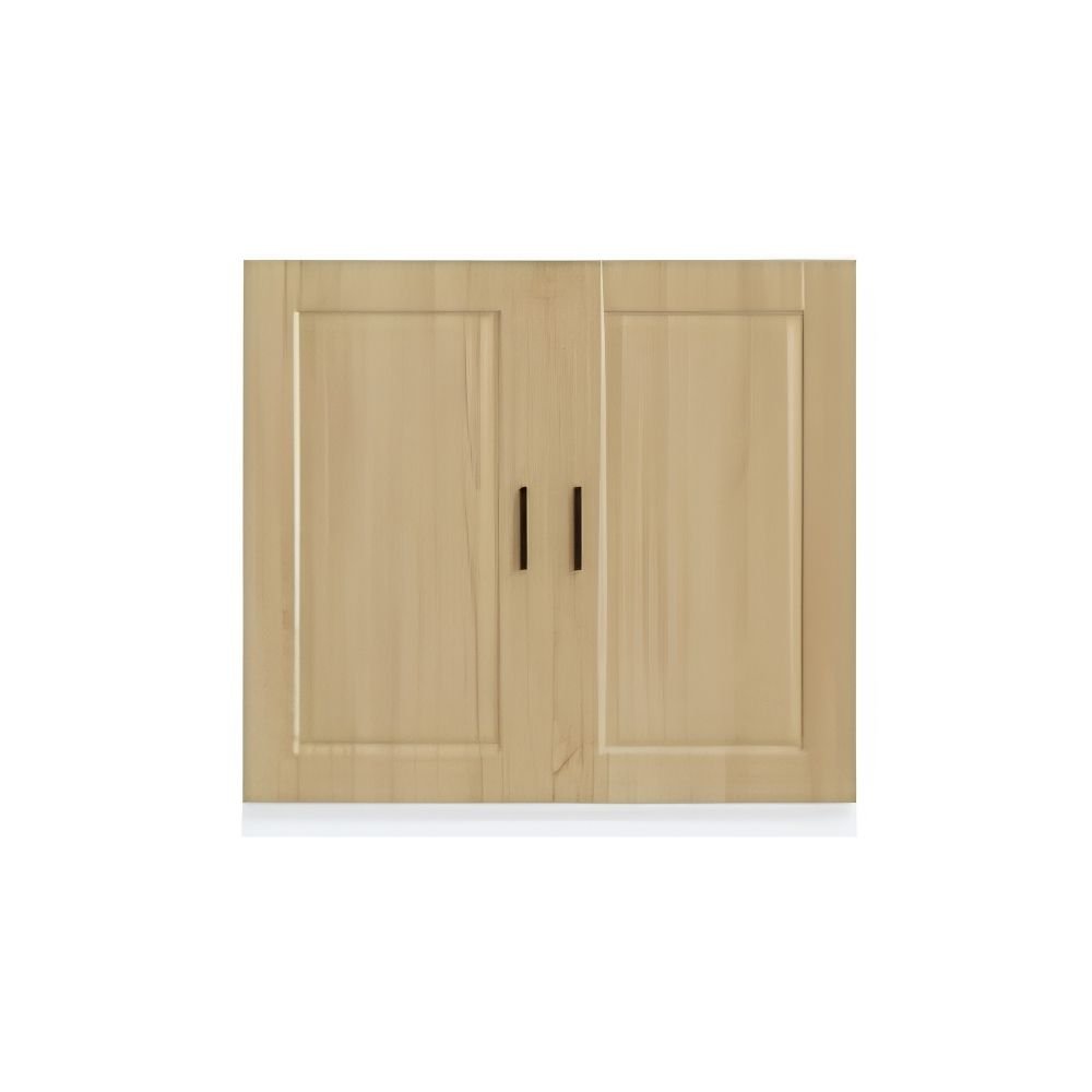 fabrication et pose de porte double en bois sous évier