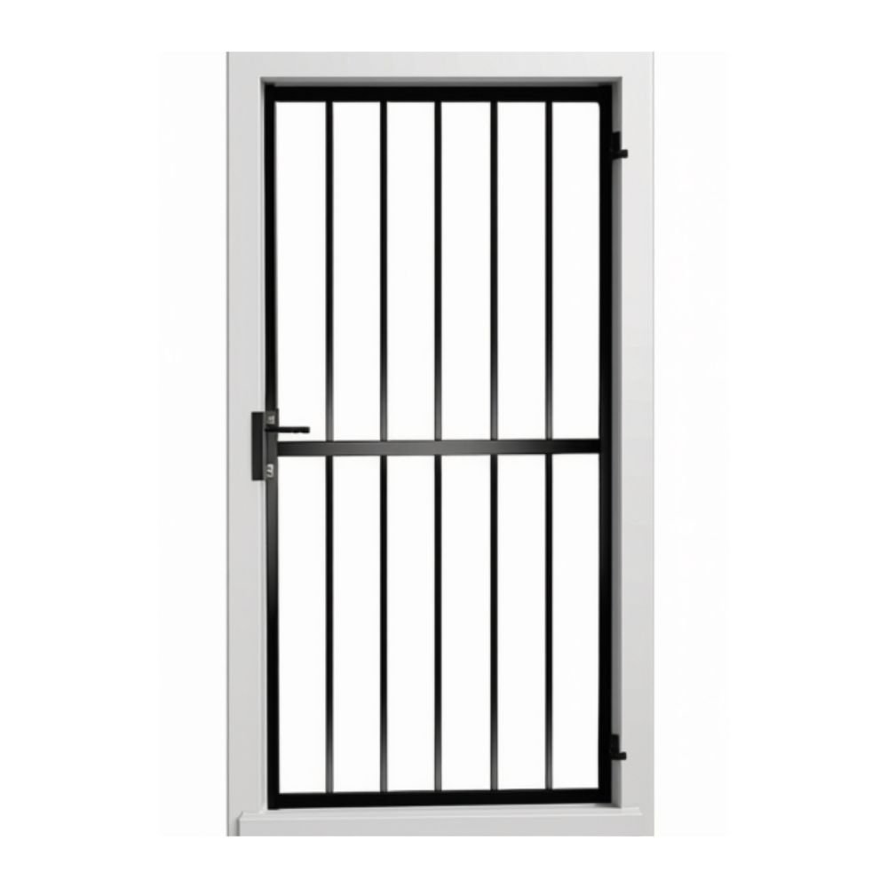 porte grille métallique