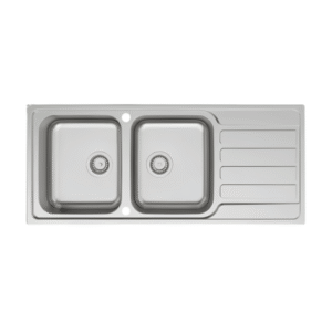 evier 2 bac inox