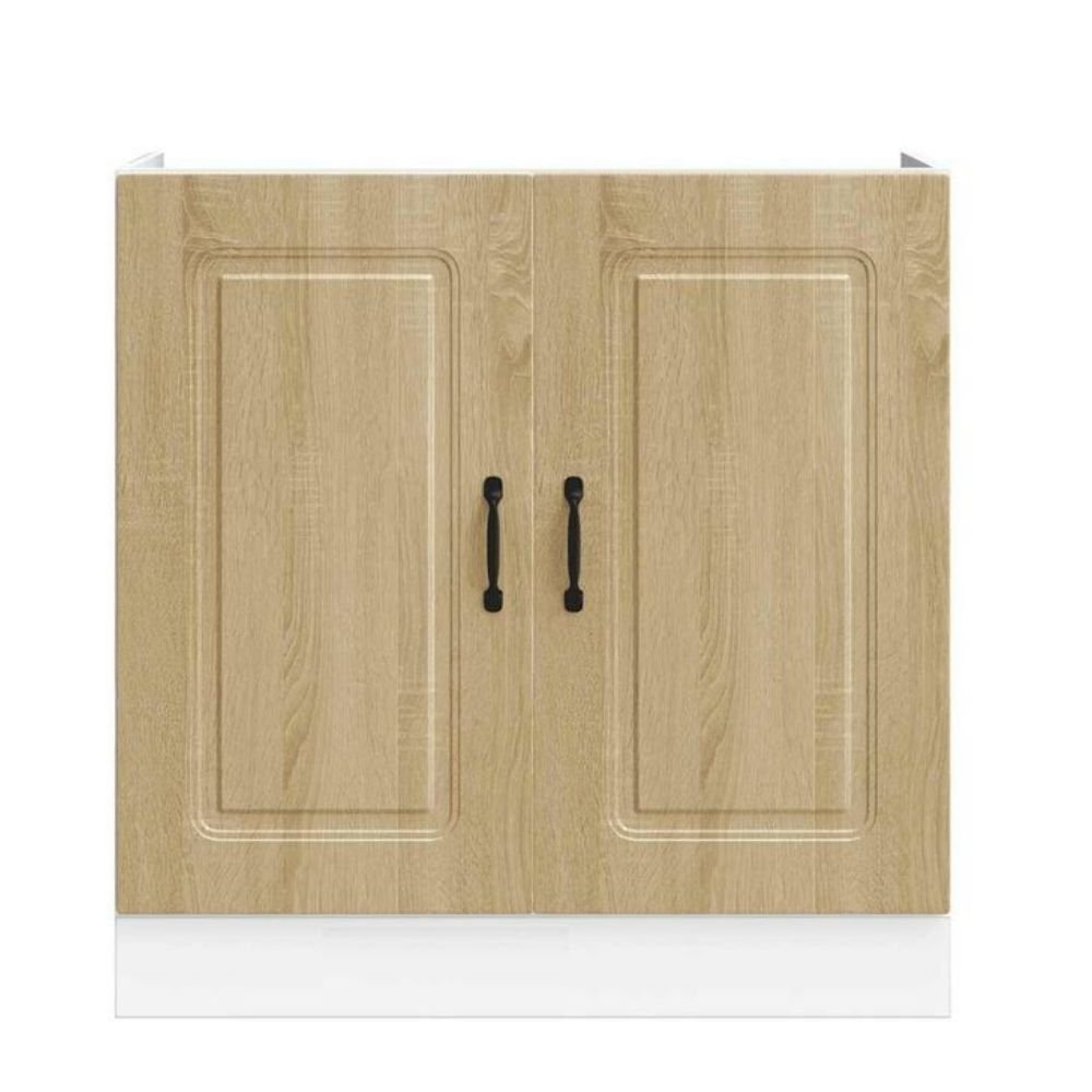 meuble sous evier porte double